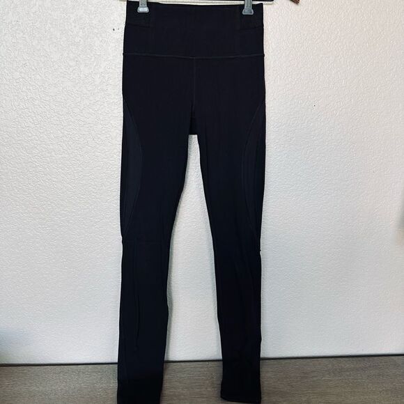 Athleta Aura Heel Tight Black Long Leggings XS - Picture 2 of 4